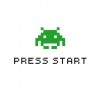 Press start - tee shirt de gamer - geek Press start - tee shirt de gamer - geek