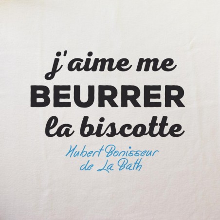 T-shirts OSS 117 - j'aime me beurrer la biscotte