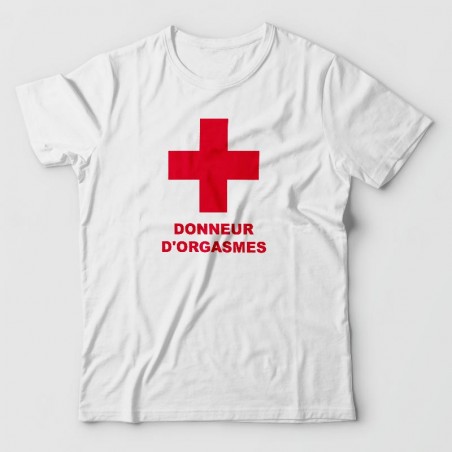 T-shirts humour - Donneur d'orgasmes