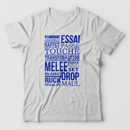 t-shirt Les mots du Rugby t-shirt Les mots du Rugby