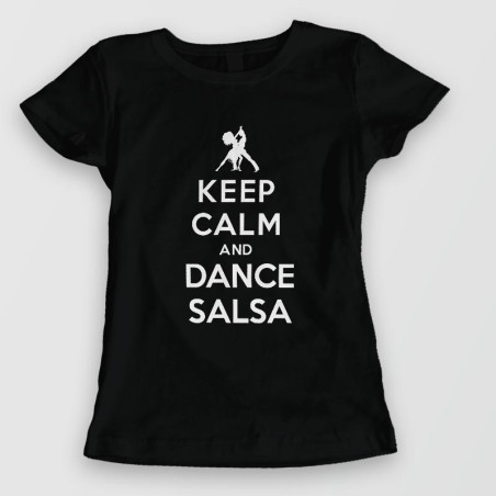 T-shirts imprimé Danse - Keep calm and dance SALSA