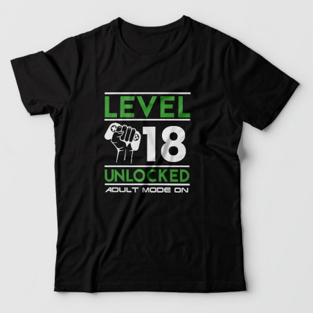 Tee shirt anniversaire 18 ans GEEK