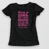 Marylin tee shirt - Give a girl the right shoes... Marylin tee shirt - Give a girl the right shoes...