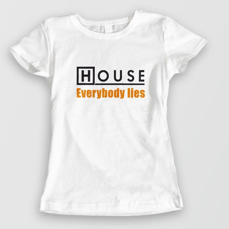 Tee shirt Dr House - everybody lies
