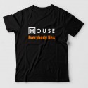 Tee shirt Dr House - everybody lies