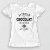 tee shirt humour - chocolat tee shirt humour - chocolat