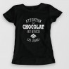 tee shirt humour - chocolat tee shirt humour - chocolat