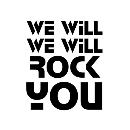 We will rock you- tee-shirt-queen