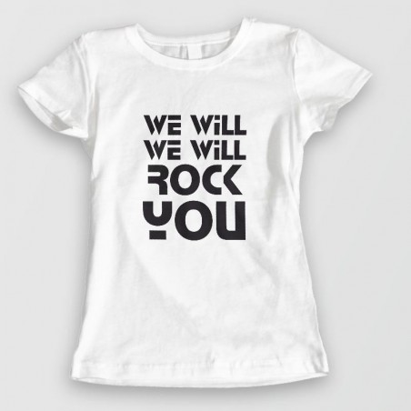 We will rock you- tee-shirt-queen