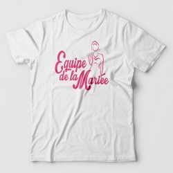 t-shirt femme -  enterrement de vie de jeune fille - Equipe de la Mariée