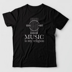 Music is my religion - tshirt