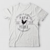 t-shirt imprime PAPA POULE personnalisable t-shirt imprime PAPA POULE personnalisable