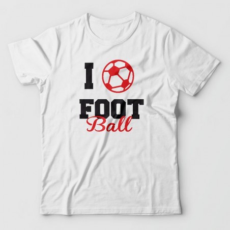 I love Football - tee shirt sport