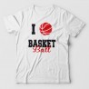 tee shirt imprimé sport - I love basket tee shirt imprimé sport - I love basket